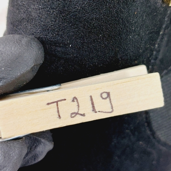 Karen Scott Majar Black Fabric Heeled Ankle Boot Booties T219 - Picture 9 of 9